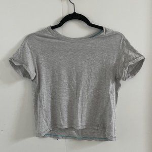 Ivivva Cropped T-Shirt - GREY / Kids 14